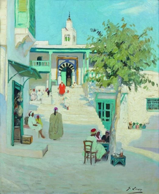 تونس لوحة لغوستاف لينو